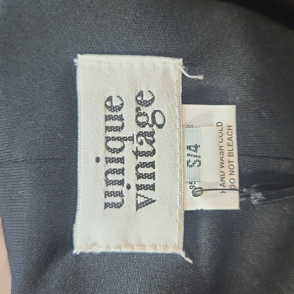 UNIQUE VINTAGE floral wrap dress - Picture 12 of 13